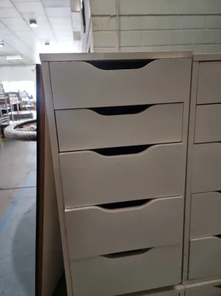 Cajoneras 5 cajones blanca segunda mano