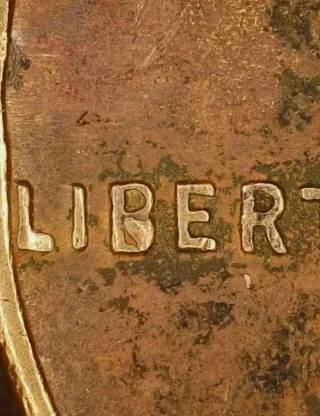 MONEDA 1 CENTAVO LINCOLN.1959D.ERROR EXCESO METAL.