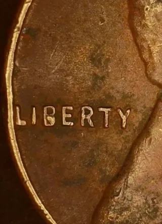 MONEDA 1 CENTAVO LINCOLN.1959D.ERROR EXCESO METAL.