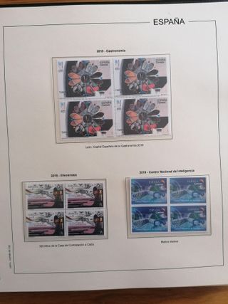 Sellos España Año 2018 MNH Bloque 4