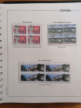 Sellos España Año 2018 MNH Bloque 4