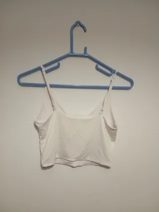 Top blanco tirantes