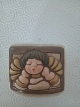 Candela Thun angelo in ceramica