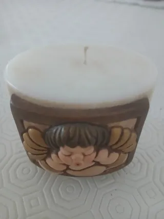 Candela Thun angelo in ceramica