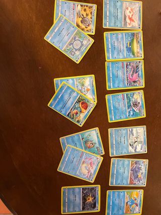 14 Cartas Pokémon Tipo Agua