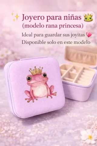 Joyero infantil rana princesa