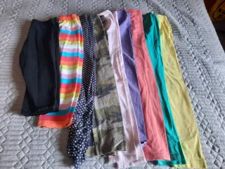 Lote leggings niña estampados y lisos