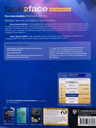 Pack libros face2face B1 con DVD-ROM original