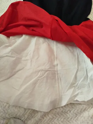 Disfraz Medieval Negro y Rojo Talla Única