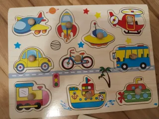 3 Puzzles de Madera Infantiles