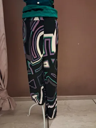 Pantaloni Emilio Pucci fantasia geometrica