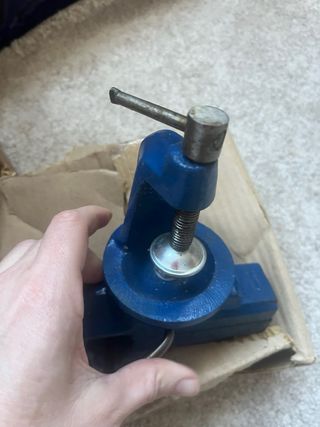 Sargento azul para taller