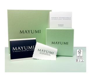 Collana con perla bianca e placcatura oro