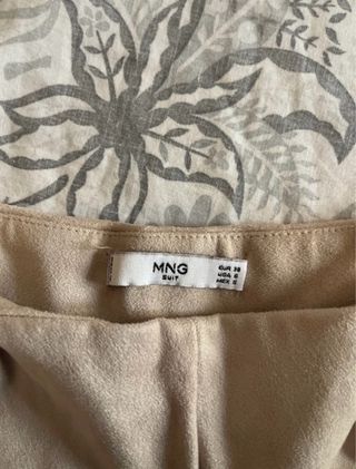 Mango Pantalones Cortos Beige
