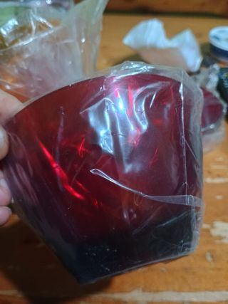 Set ciotole vintage fondo di magazzino