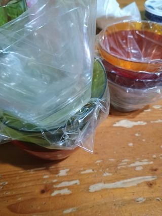 Set ciotole vintage fondo di magazzino