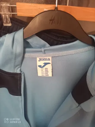Chándal Joma Azul y Negro