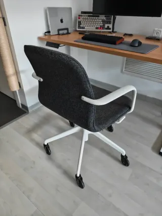 Silla de oficina Ikea LÅNGFJÅLL gris oscuro
