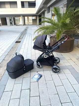 Carrito de bebé MS Mommy 2 piezas