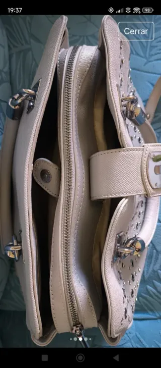 Bolso Liu Jo Beige y Plateado