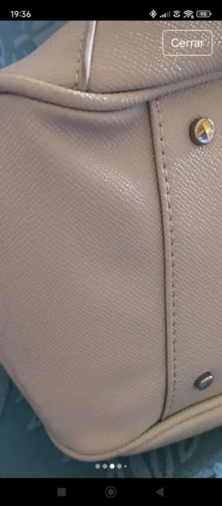 Bolso Liu Jo Beige y Plateado