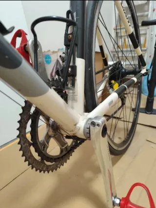 Bicicleta de carretera Giant blanca TALLA S