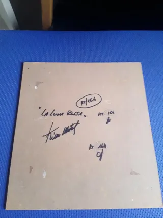 Dipinto originale Kino Mistral "La Luna Rossa "