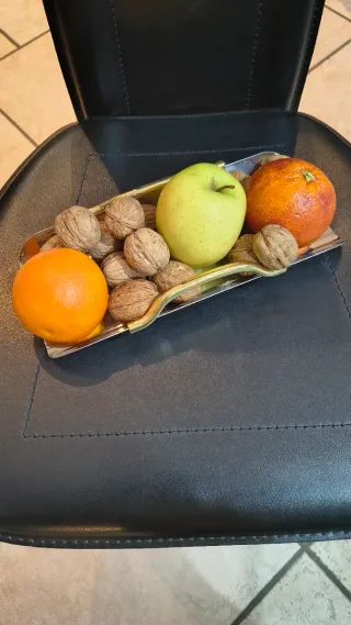 Portatovaglioli e vassoio acciaio inox