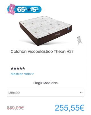 Colchón Dormitorum 135x190