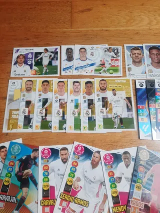 Lote 37 cromos Real Madrid
