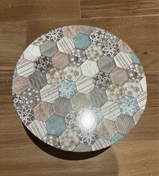 Caja de cartón redonda