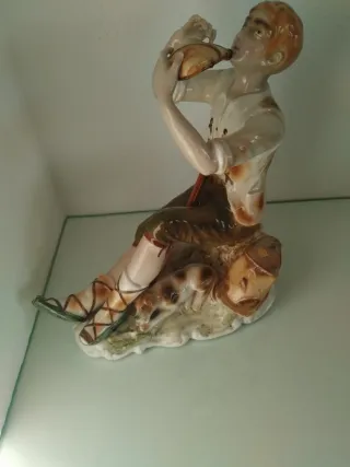 Figura cerámica pastor