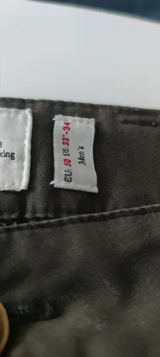 Pantaloni da escursionismo Fjällräven verde oliva