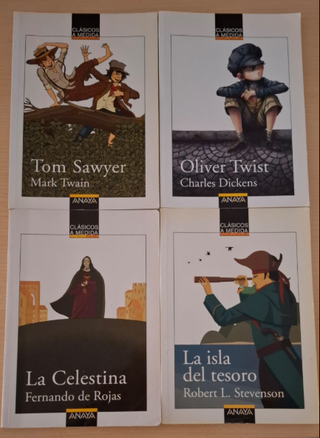 Lote de libros clásicos – Editorial Anaya