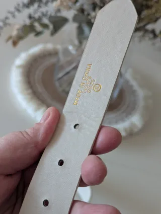 Cinturón blanco XL nuevo