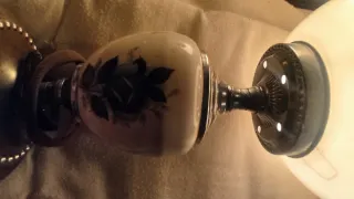 Lampade antiche ben conservate. Metallo, cristallo