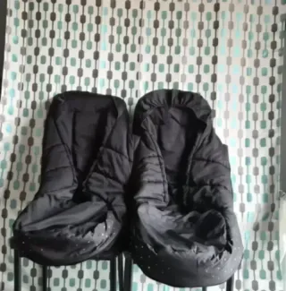 SACO SILLA POLAR REPELENTE AL AGUA, NEGRO