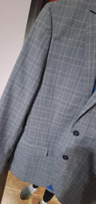 Americana C&A cuadros hombre