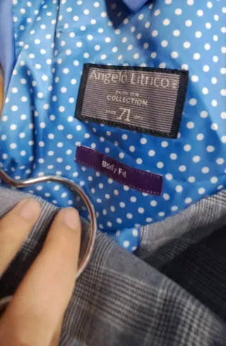 Americana C&A cuadros hombre