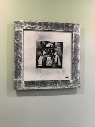 Conjunto de cuadros Menina plateados