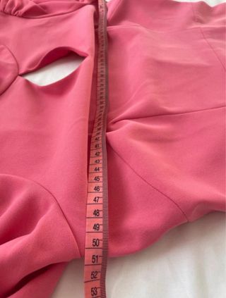 Vestido Matilde Cano rosa con etiqueta