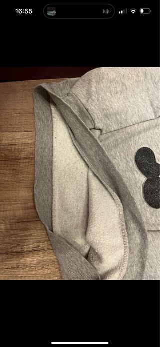 Sudadera Gris Mickey Mouse Talla L Mango