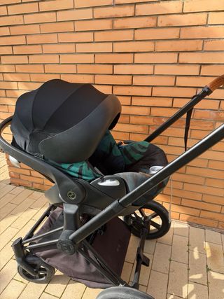 Cybex Priam Platinum Silla Paseo + Capazo + Cloud