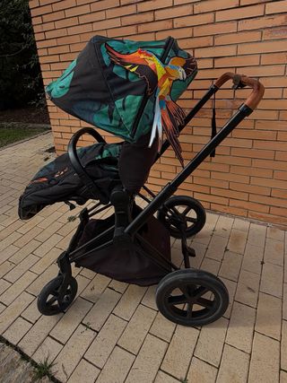 Cybex Priam Platinum Silla Paseo + Capazo + Cloud