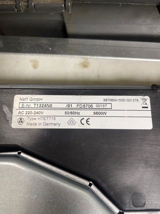 Placa Vitrocerámica NEFF