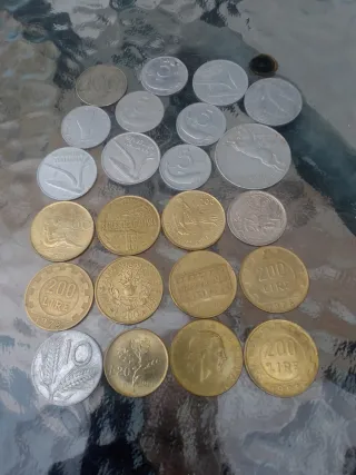 Lotes de monedas antiguas italianas