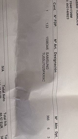 Smart TV Samsung 55 Negra