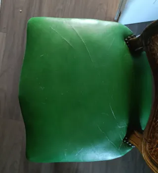 6 Sillas Comedor Madera y Rejilla