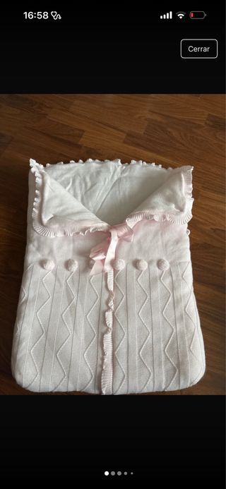 Arrullo bebé lana rosa