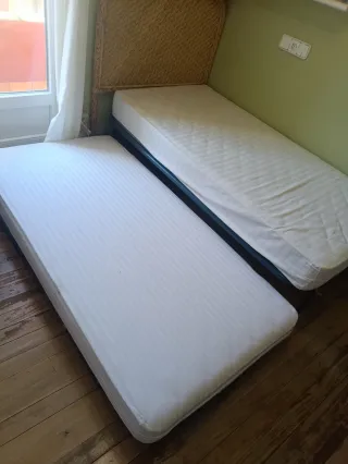 Dos camas nido de 90cm x 180cm